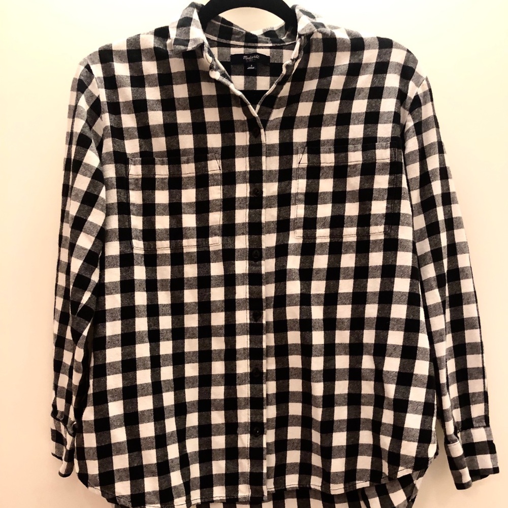 Madewell B&W Flannel